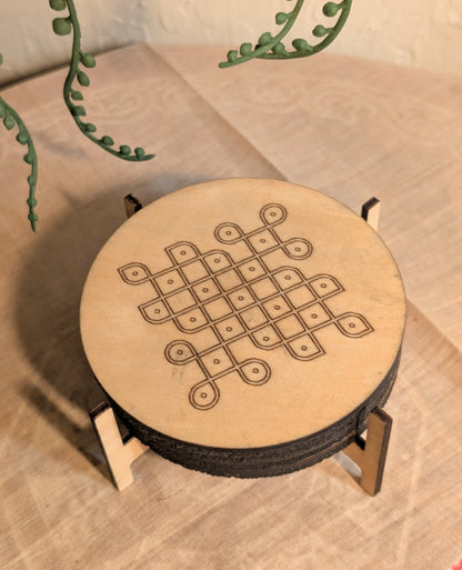 Kolam Coaster Set