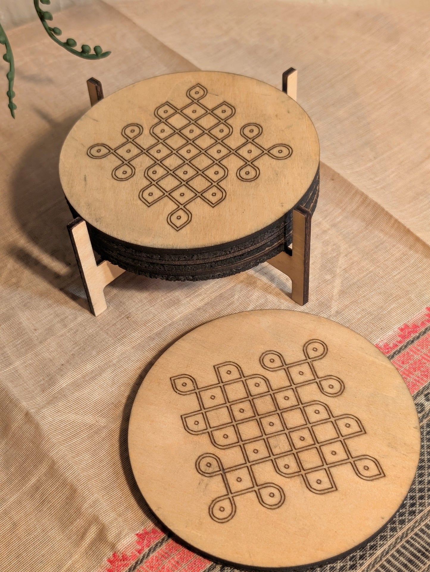 Kolam Coaster Set